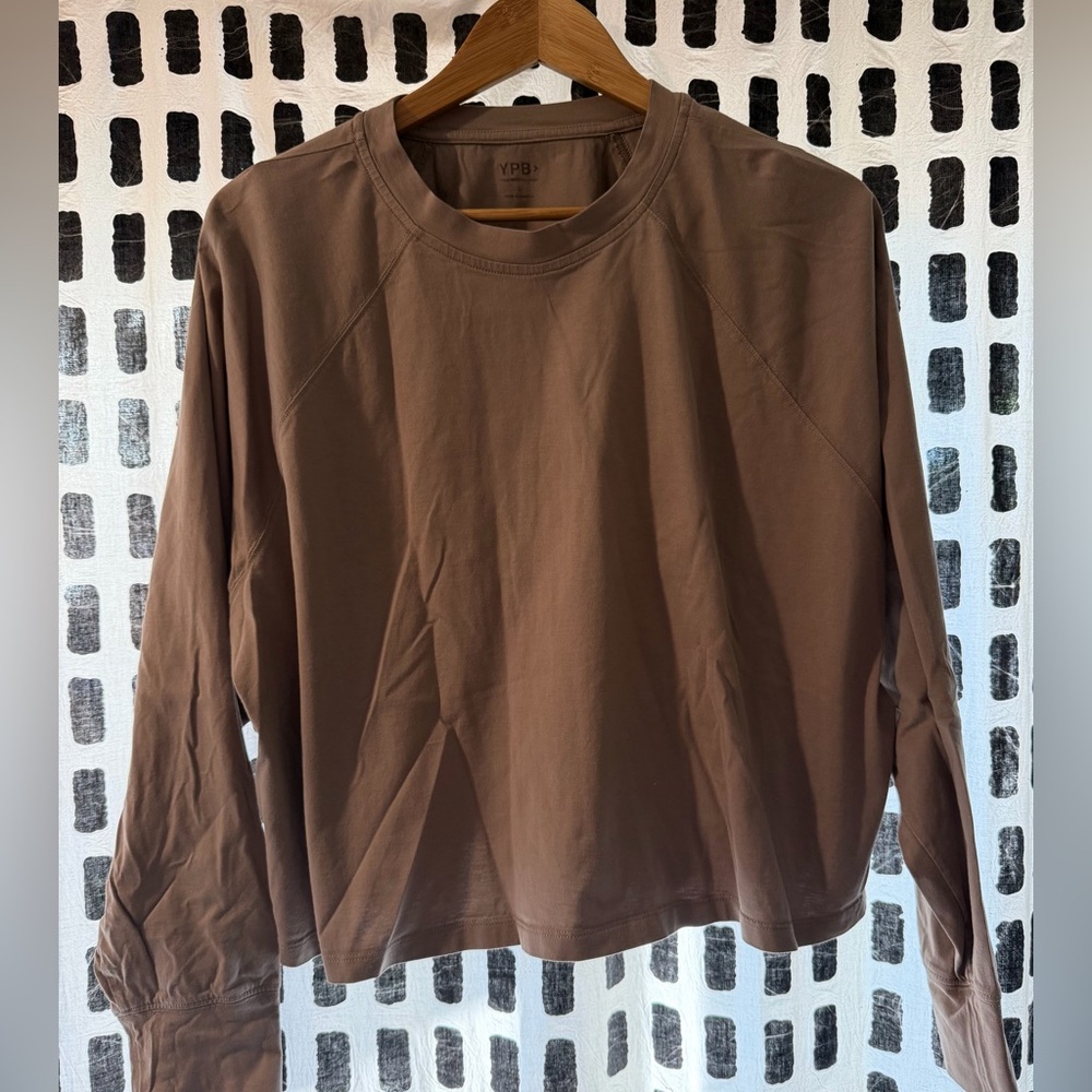 Abercrombie YBP Tan Long Sleeve Shirt